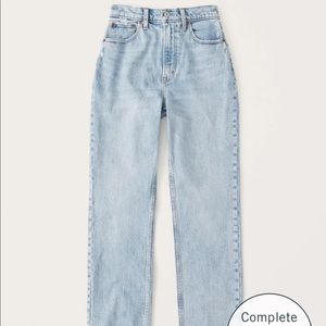 Abercrombie curve love high rise 90s straight jeans